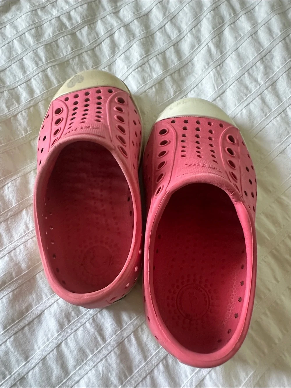 Native Jefferson Slip-On Kids Shoes - Pink C7